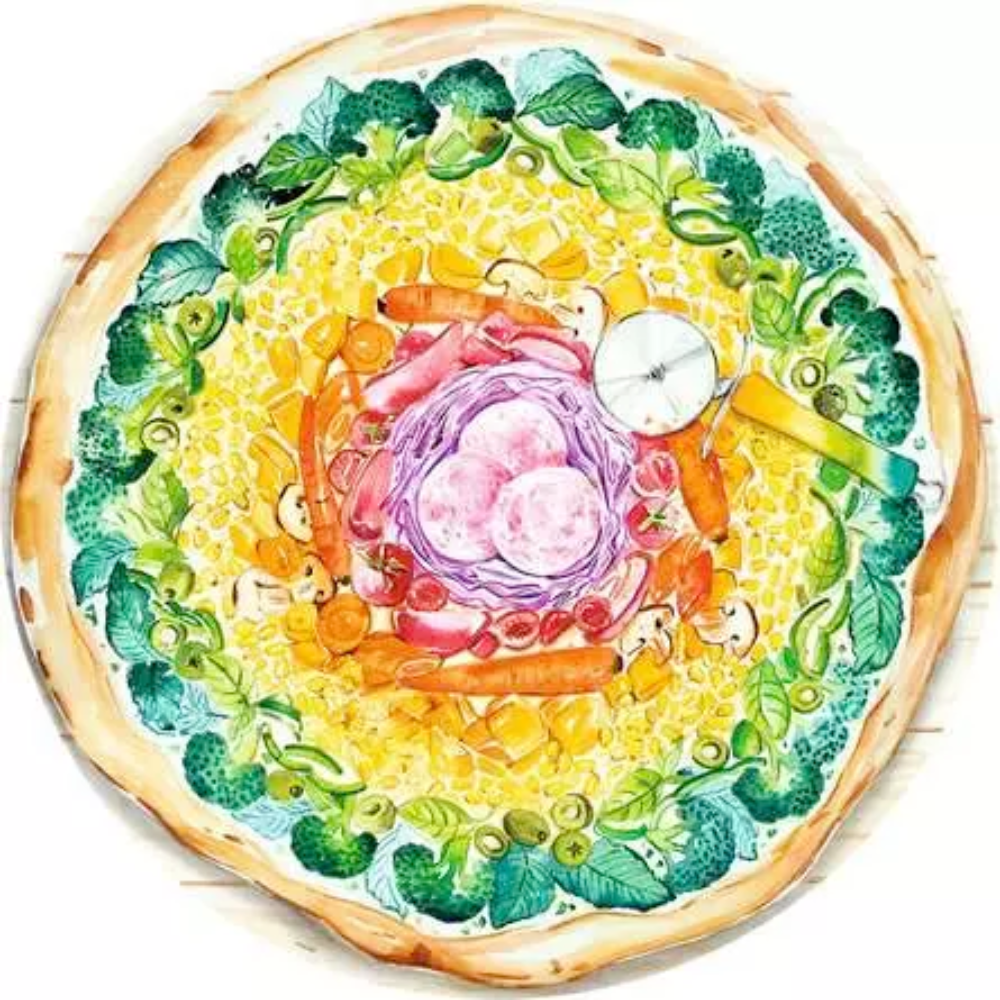 Circle of Colours: Pizza