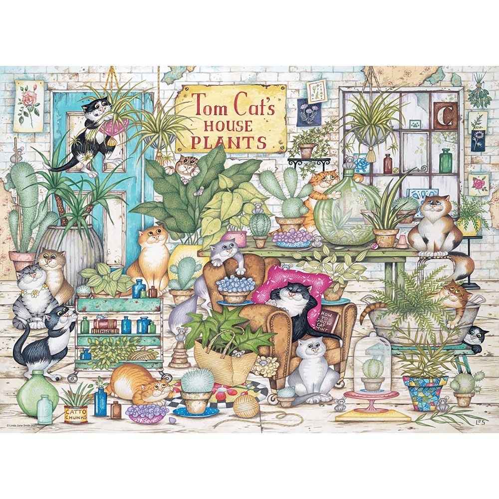Crazy Cats: Tom Cat’s House Plants