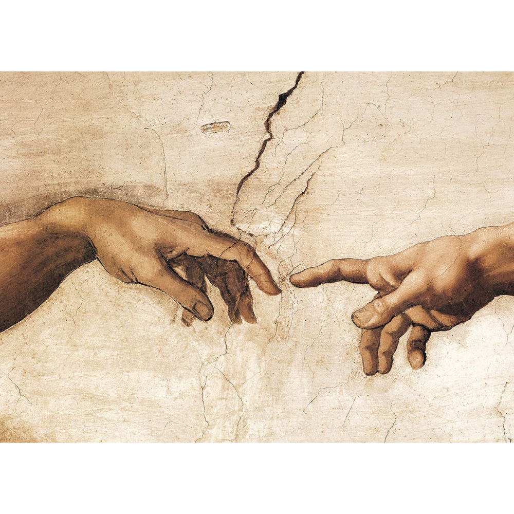 Michelangelo: Creation of Adam (Detail) (1000 Pieces)