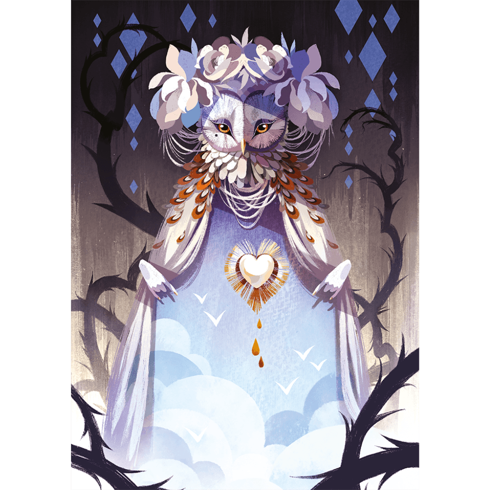 Dixit Jigsaw Puzzle: Queen of Owls