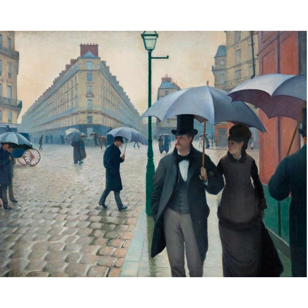 Gustave Caillebotte: Paris Street; Rainy Day