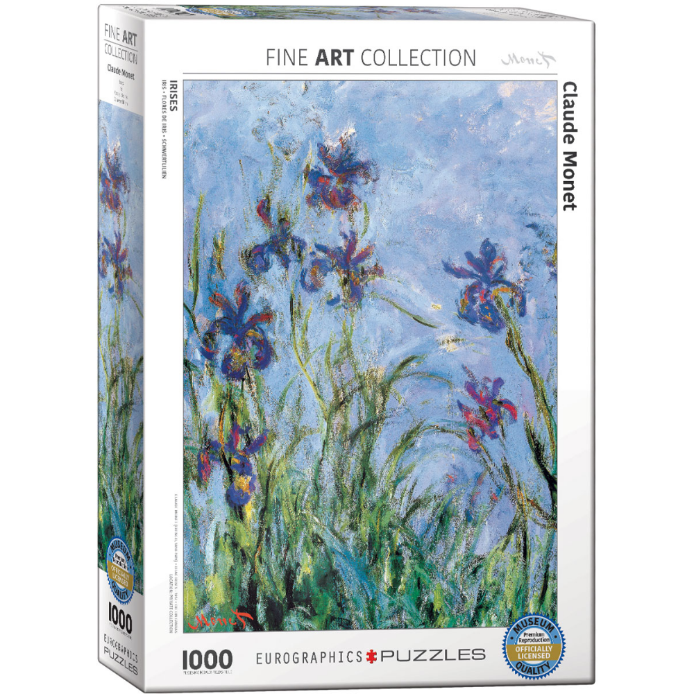 Claude Monet: Irises (Detail) (1000 Pieces)
