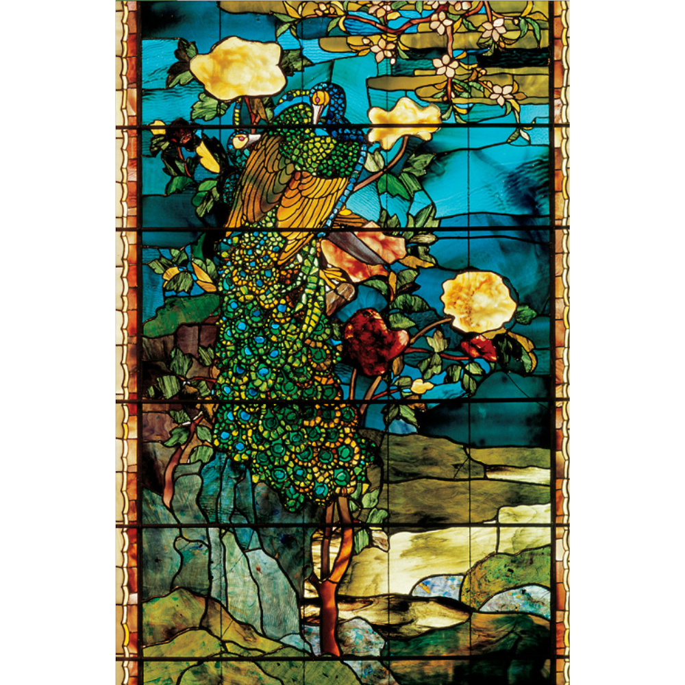 John La Farge: Peacocks and Peonies II