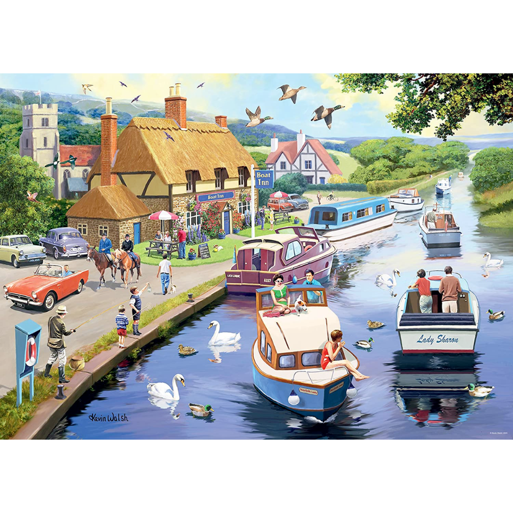 Leisure Days No. 7: Evening on the River