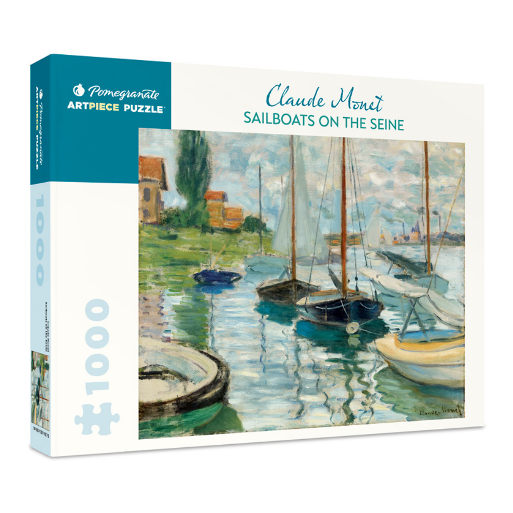 Claude Monet: Sailboats on the Seine