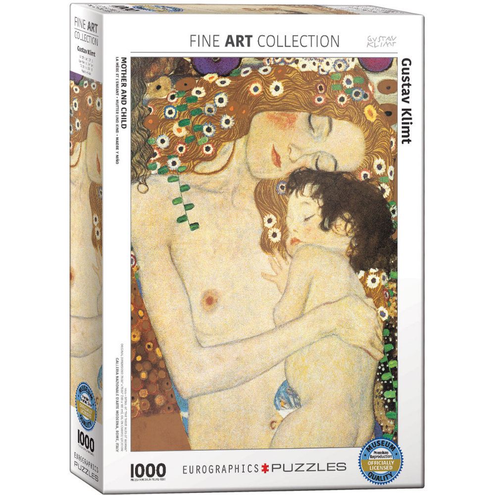 Gustav Klimt: Mother and Child (Detail) (1000 Pieces)
