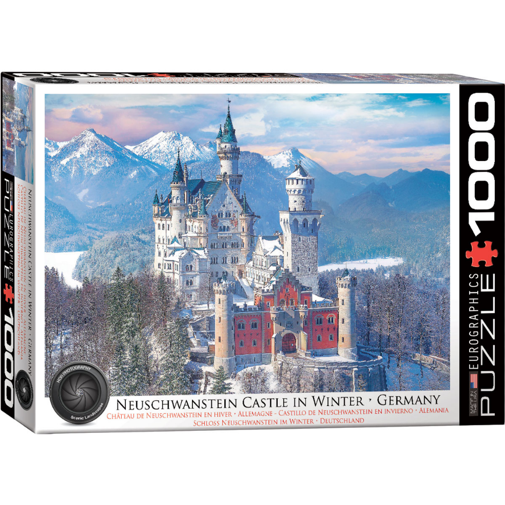 Neuschwanstein Castle in Winter (1000 Pieces)