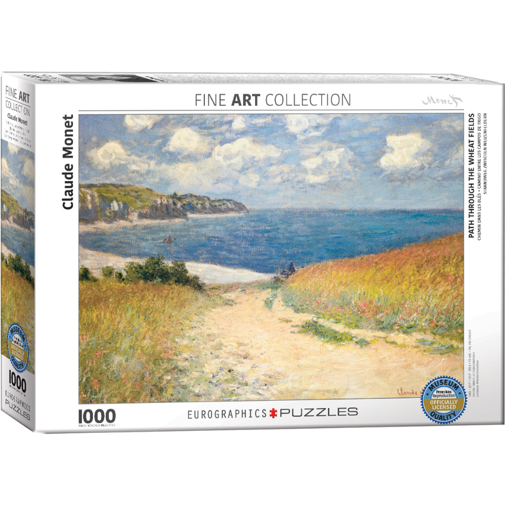 Claude Monet: Path through the Wheat Fields