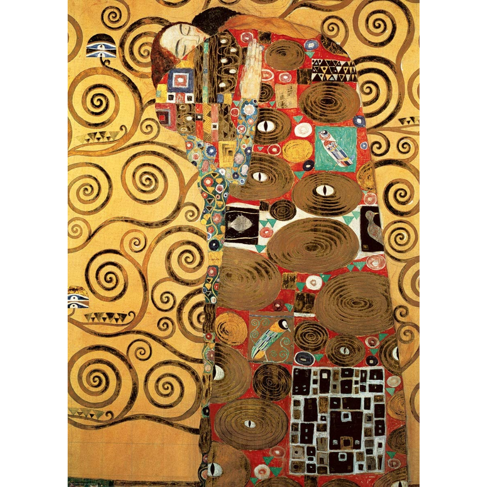 Gustav Klimt: The Fulfillment (Detail) (1000 Pieces)
