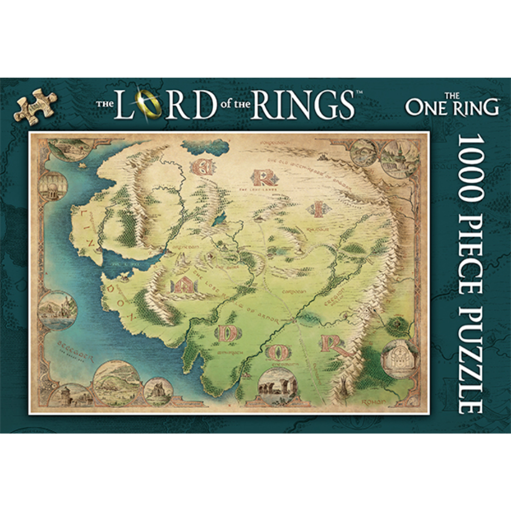 The Lord of the Rings: Map of Eriador