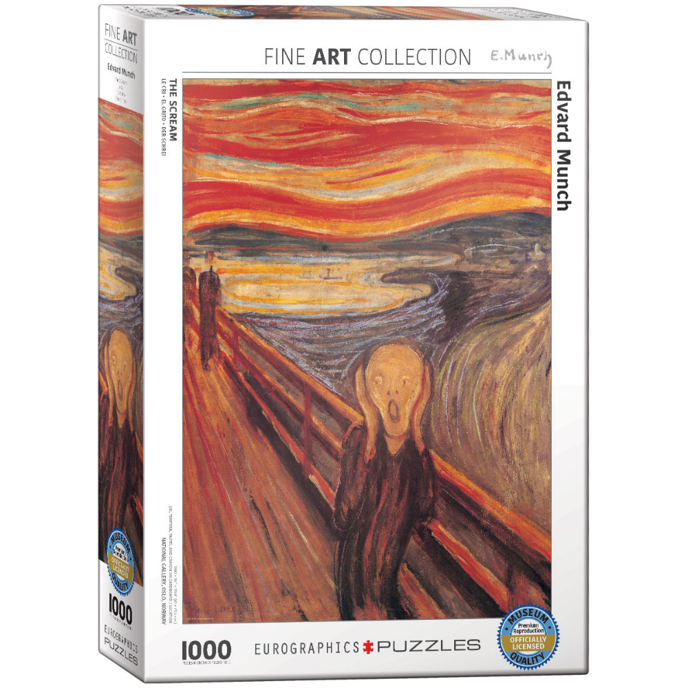 Edvard Munch: The Scream (1000 Pieces)