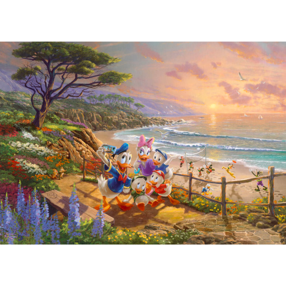 Thomas Kinkade: Donald and Daisy - A Duck Day Afternoon