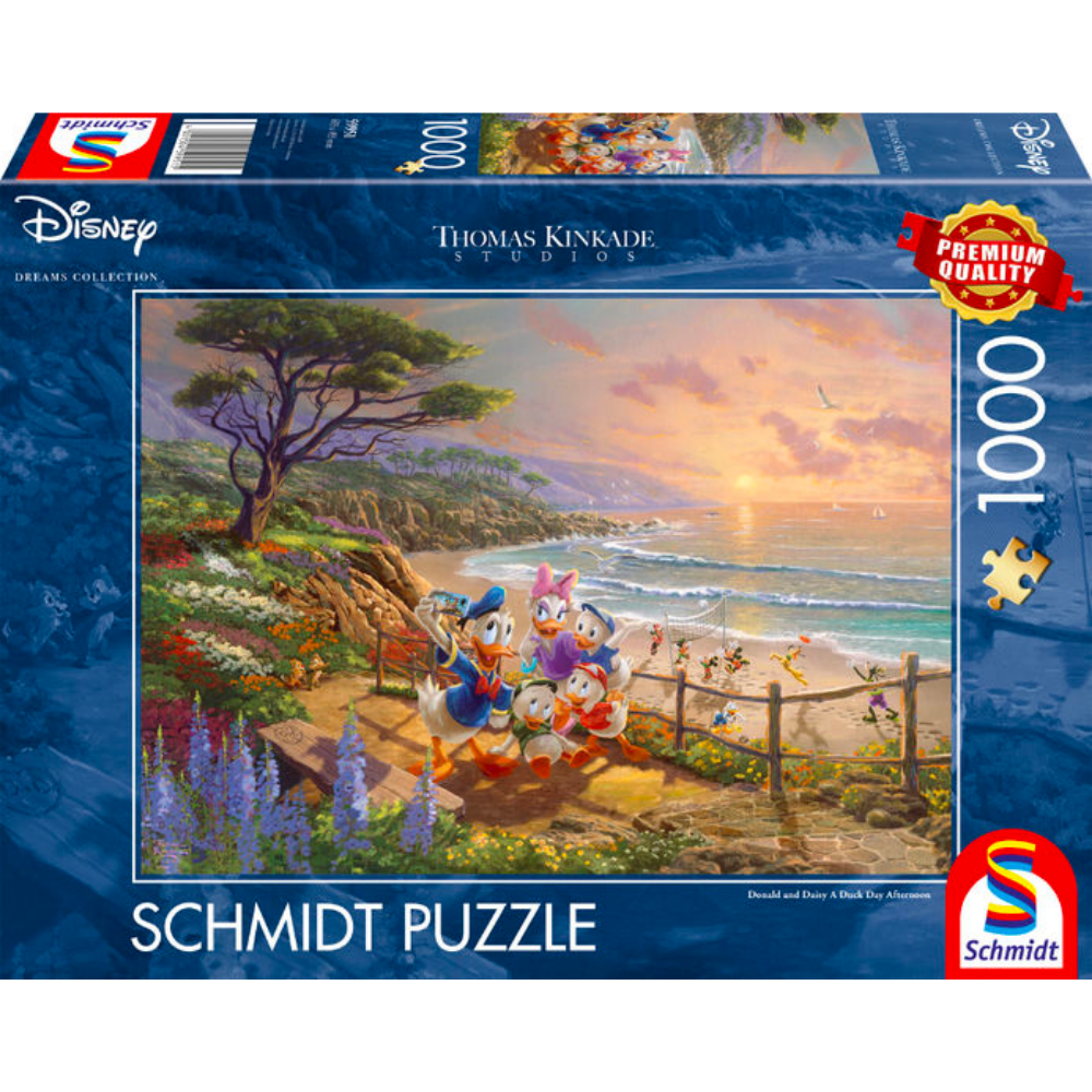 Thomas Kinkade: Donald and Daisy - A Duck Day Afternoon