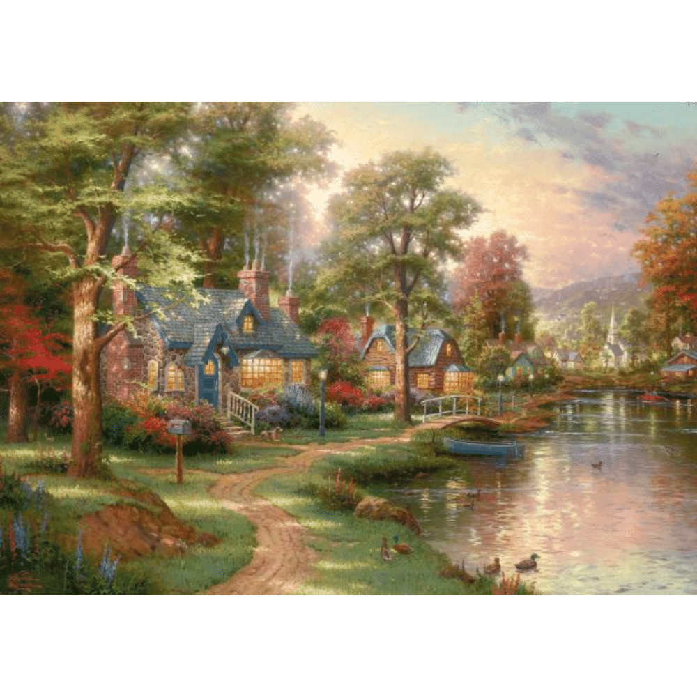 Thomas Kinkade: Hometown Lake