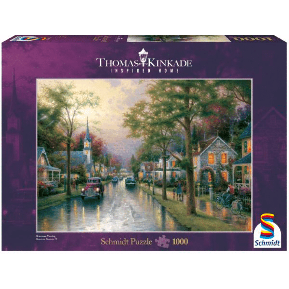 Thomas Kinkade: Hometown Morning