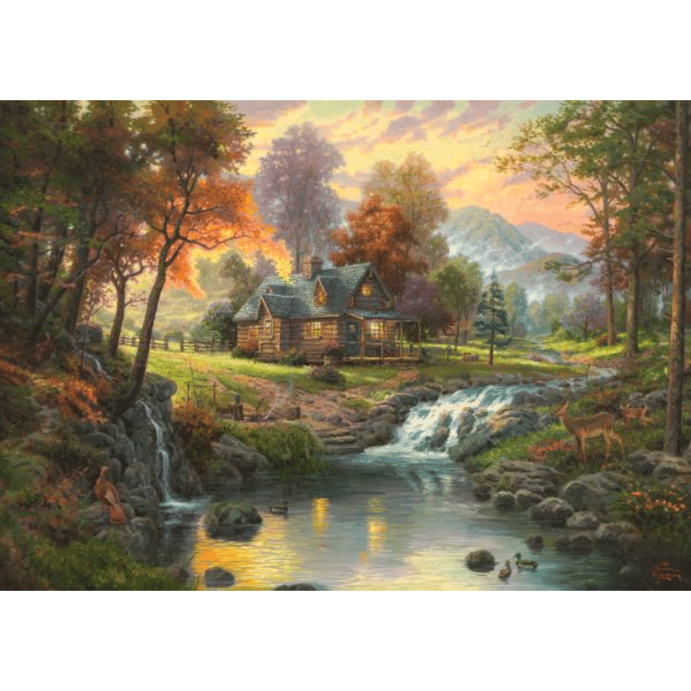 Thomas Kinkade: Mountain Retreat