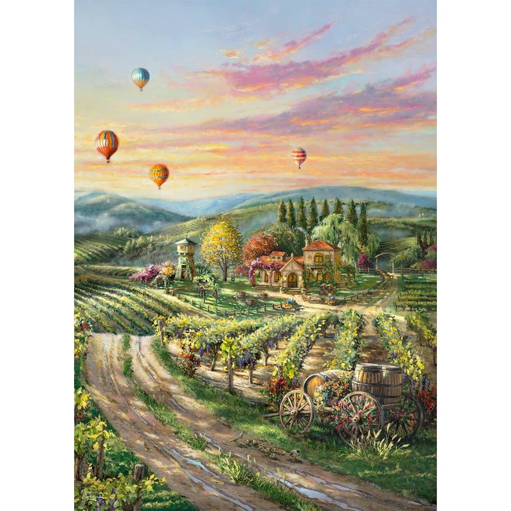 Thomas Kinkade: Peaceful Valley Vineyard