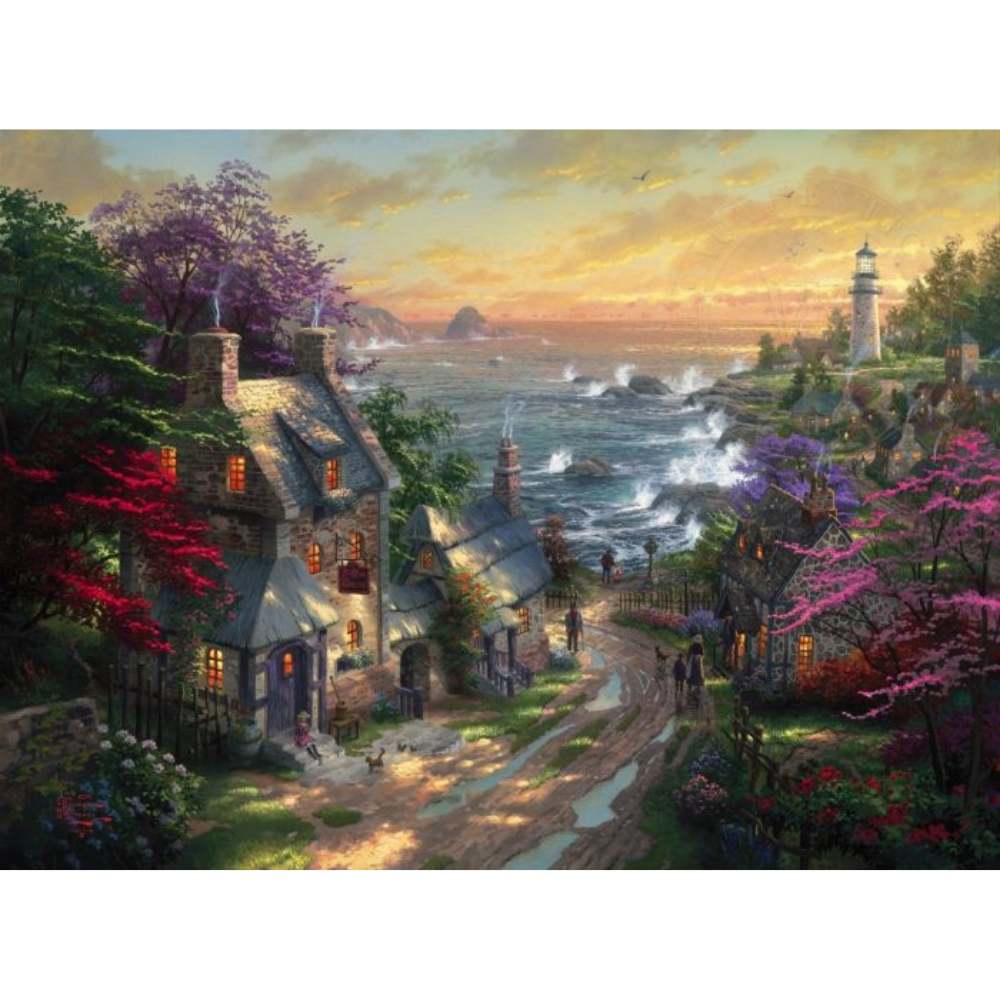 Thomas Kinkade: The Village Lighthouse