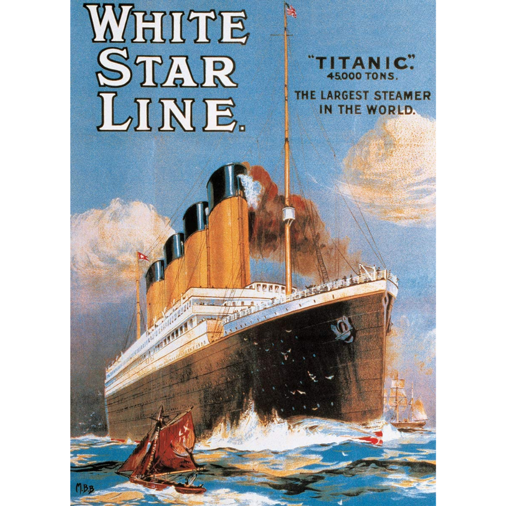 Titanic White Star Line (1000 Pieces)