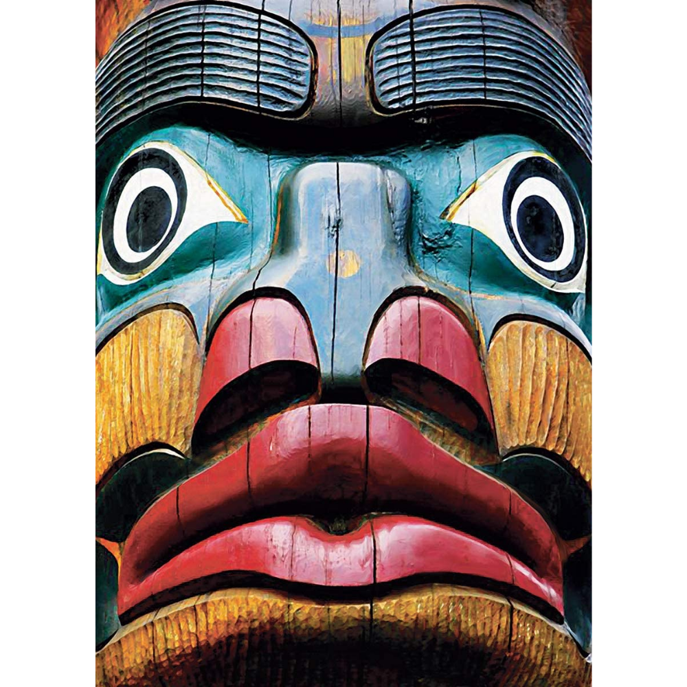 Totem Pole Comox Valley BC (1000 Pieces)
