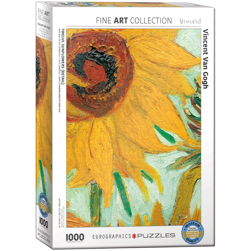 Van Gogh: Twelve Sunflowers (Detail) (1000 Pieces)