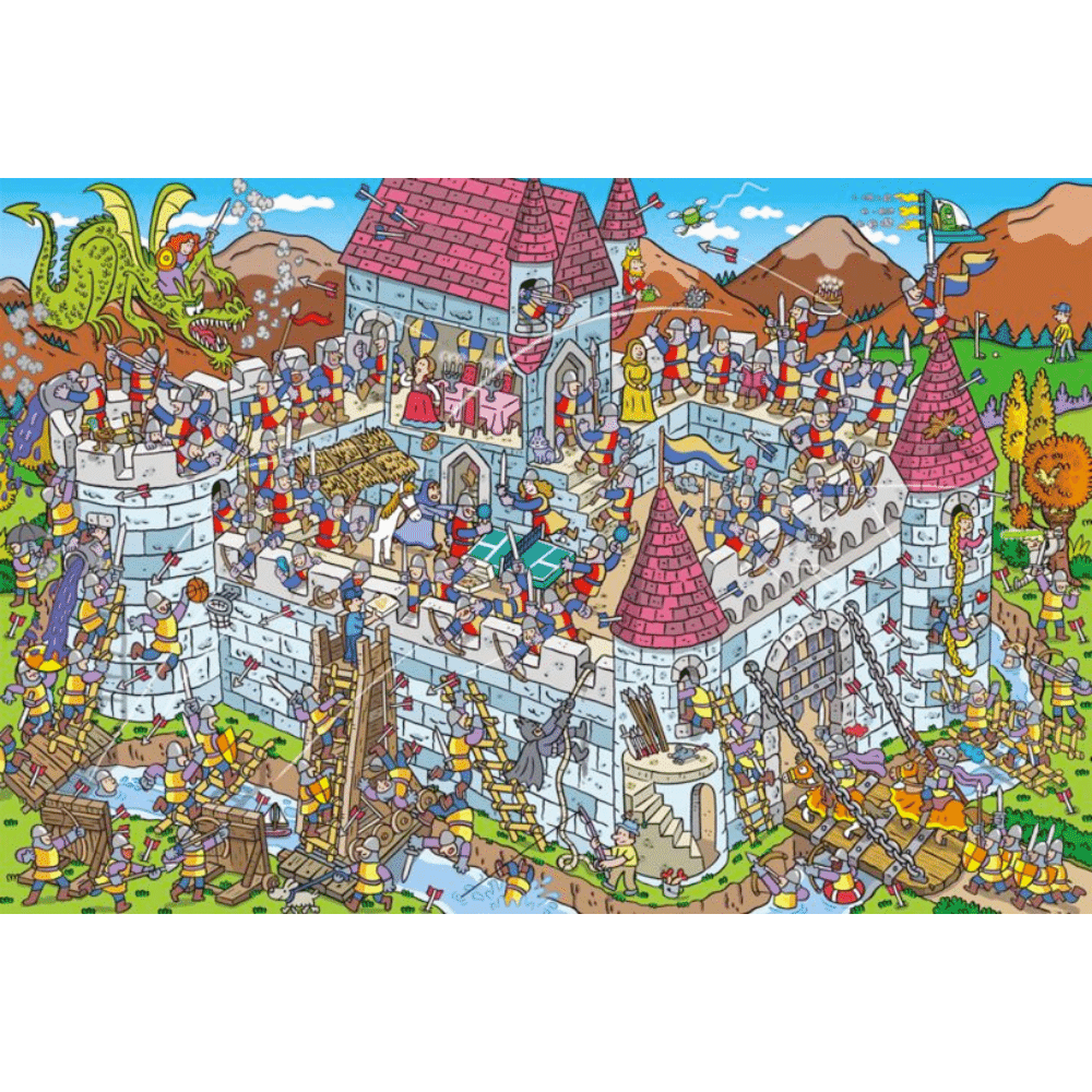 View into the Knight’s Castle (200 Pieces)