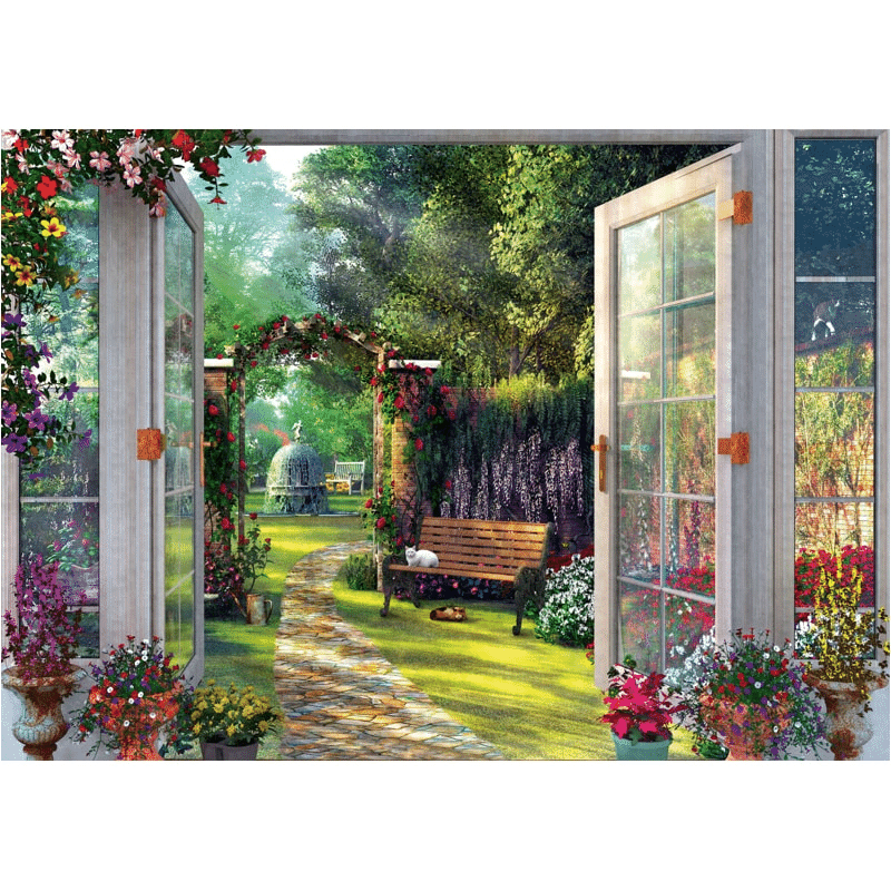Dominic Davison: View of the Enchanted Gardens