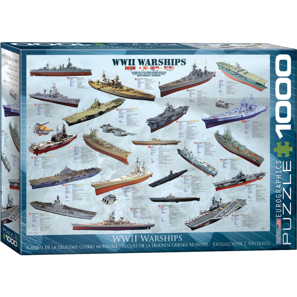 WW II Warships (1000 Pieces)