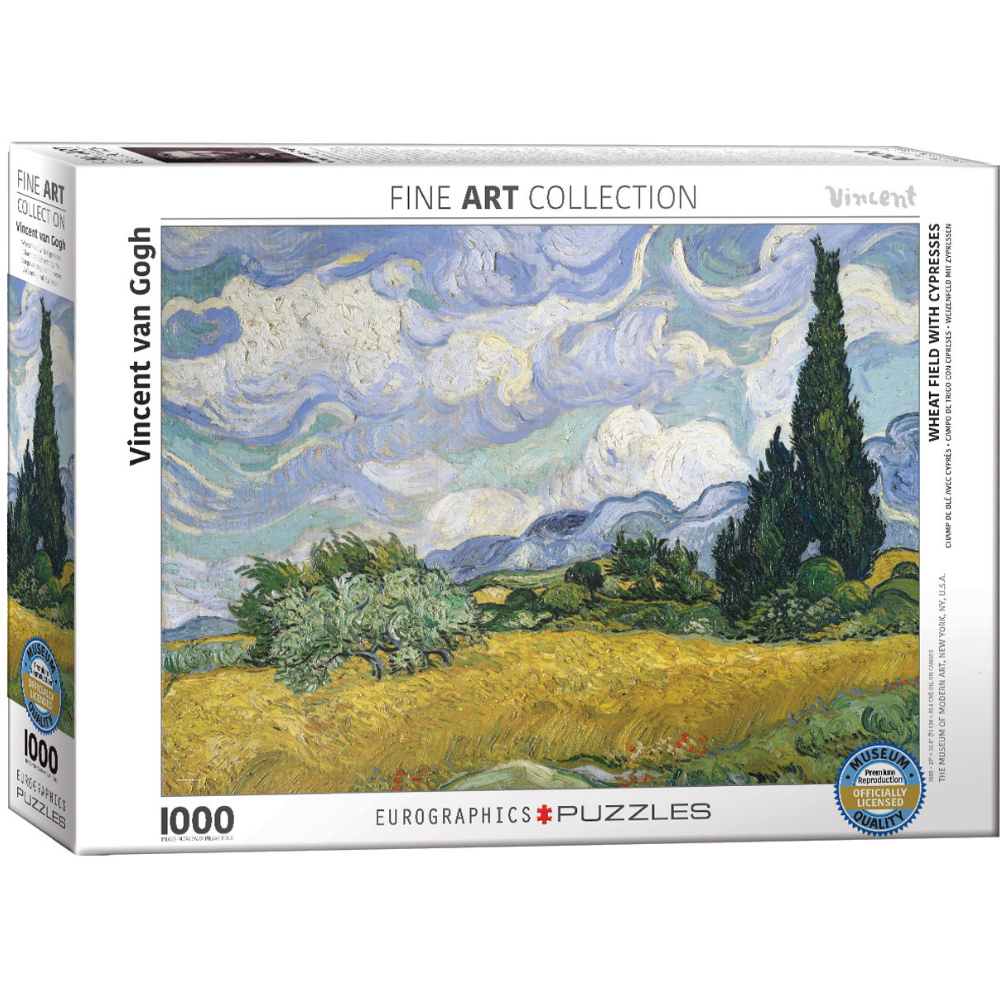 Van Gogh: Wheat Field with Cypresses