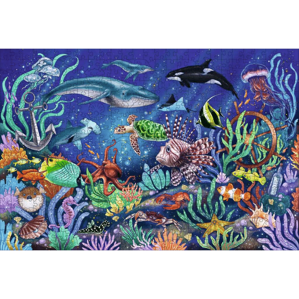 Wooden Puzzle: Under the Sea
