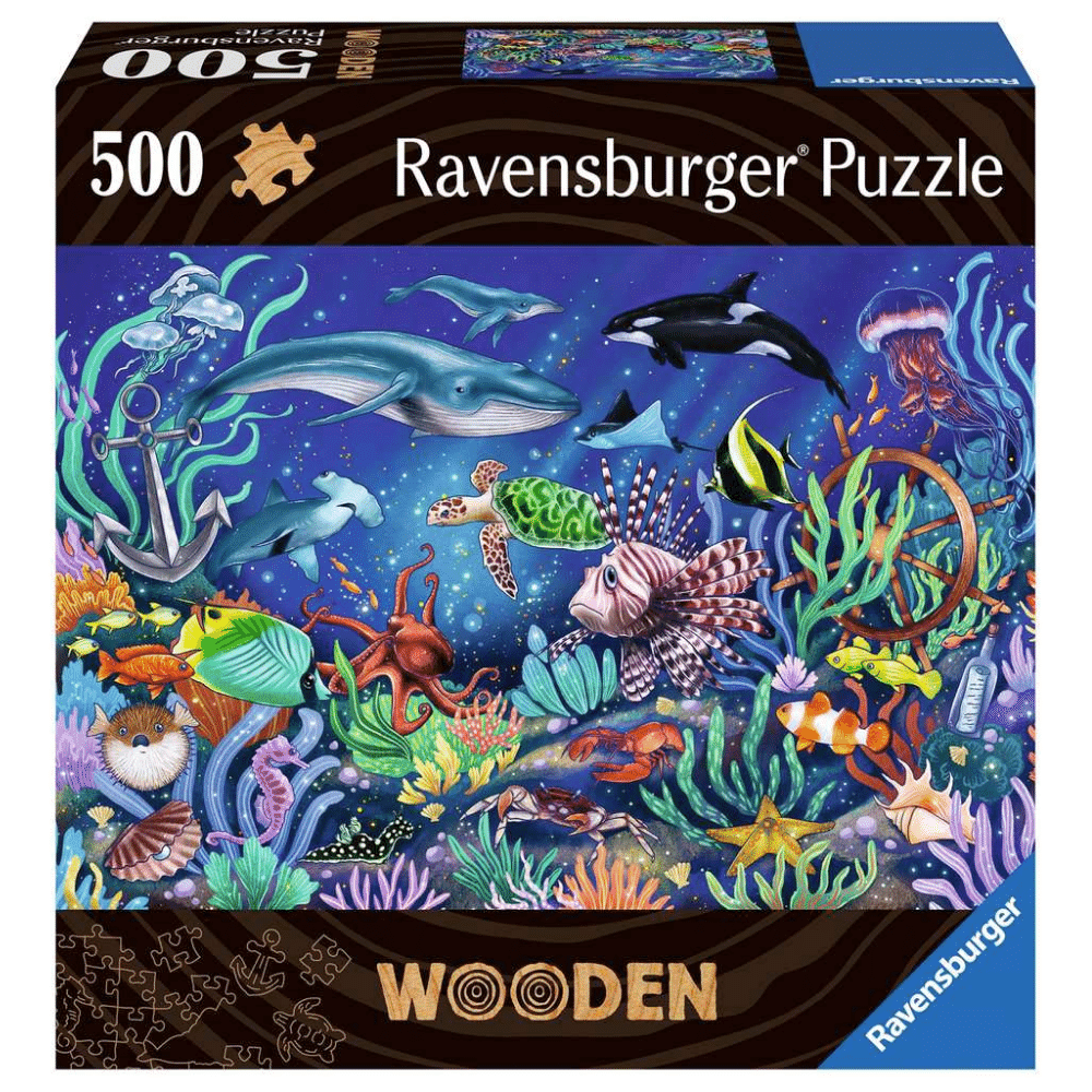 Wooden Puzzle: Under the Sea