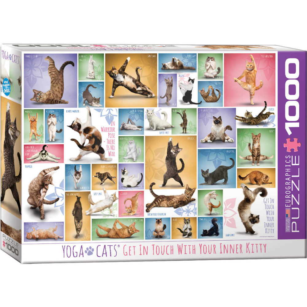 Yoga Cats (1000 Pieces)