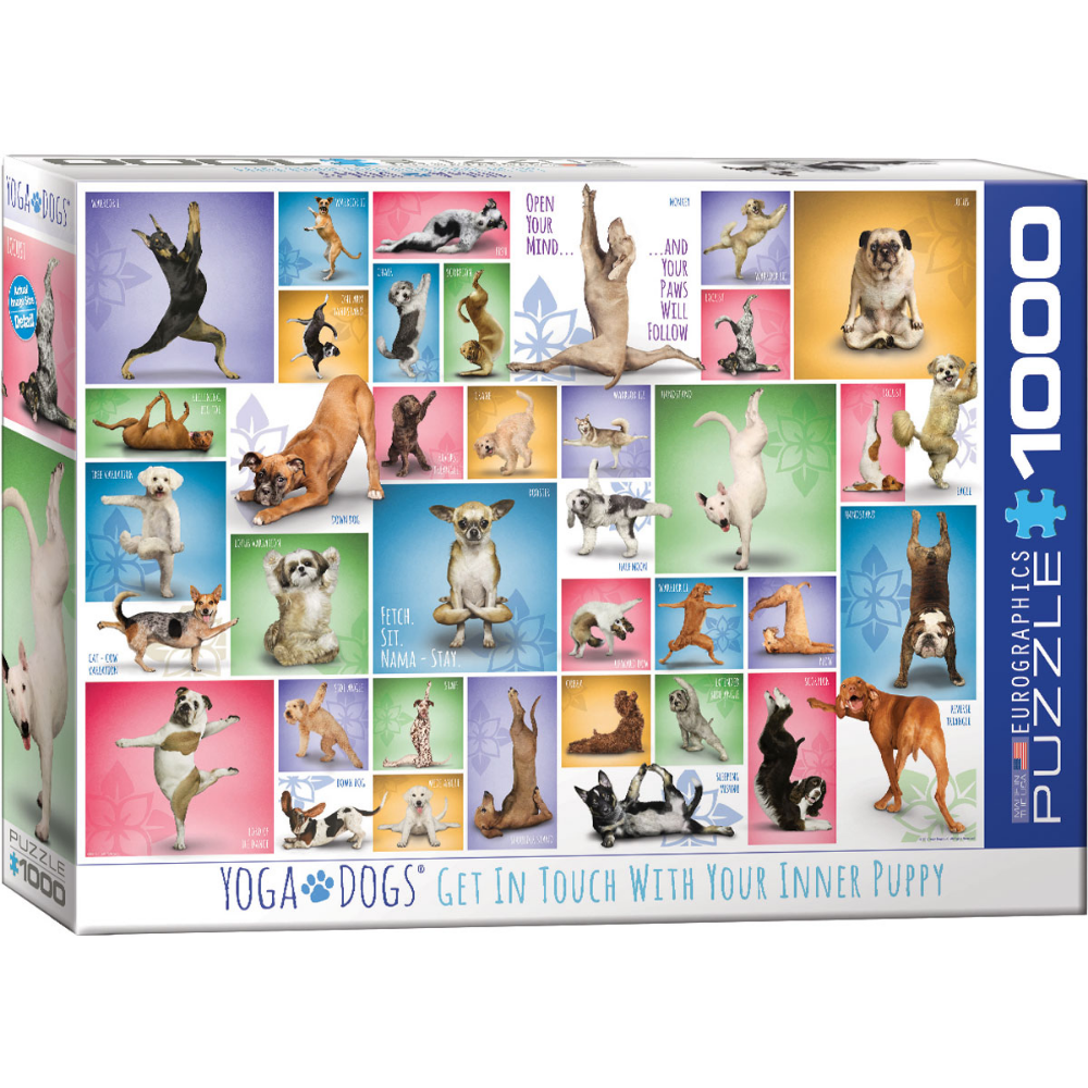 Yoga Dogs (1000 Pieces)
