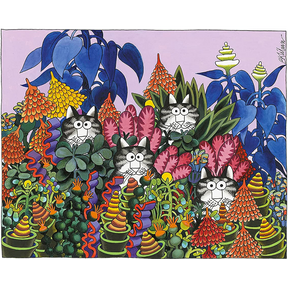 B.Kliban: JungleCats