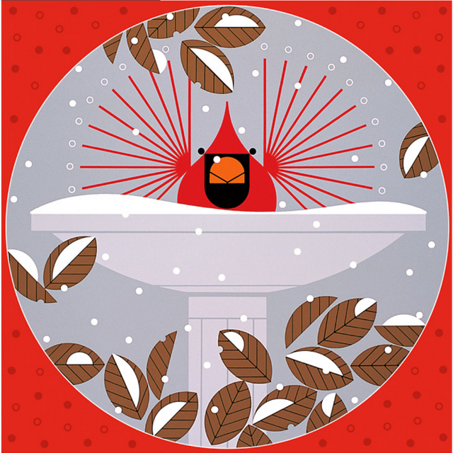 Charley Harper: Brrrrrdbath