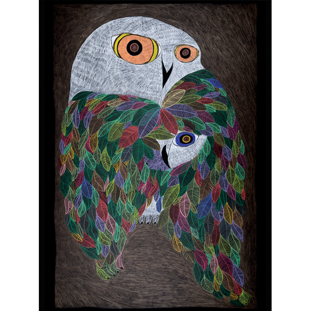 Ningeokuluk Teevee: Colourful Wild Owl