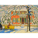 Lawren S. Harris: Red House and Yellow Sleigh