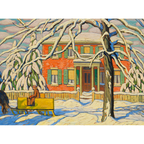 Lawren S. Harris: Red House and Yellow Sleigh