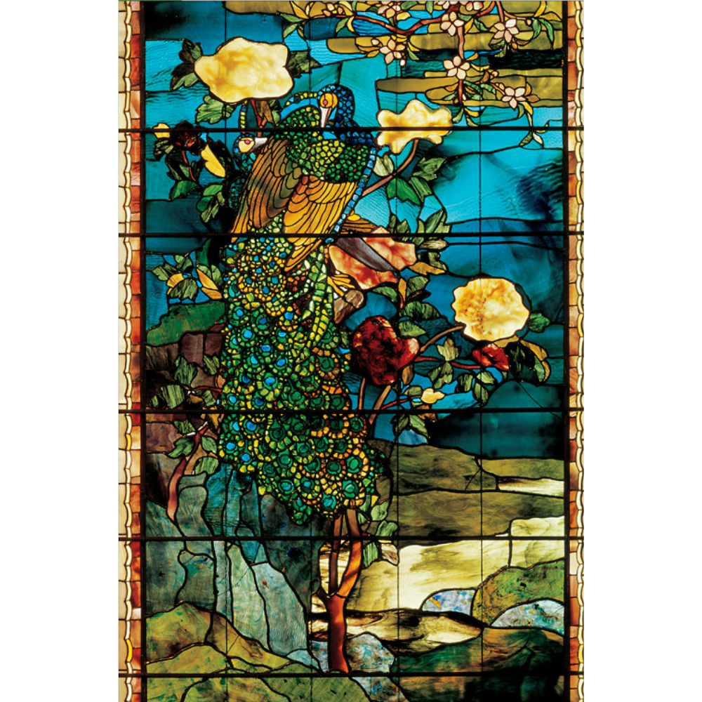 John La Farge: Peacocks and Peonies II