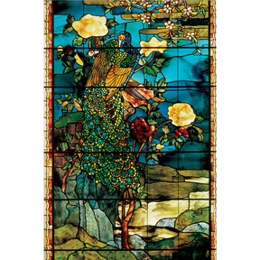 John La Farge: Peacocks and Peonies II