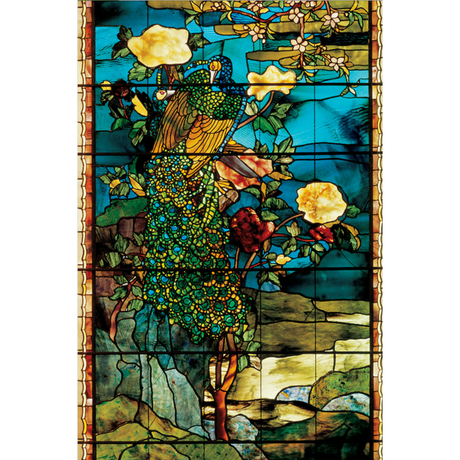 John La Farge: Peacocks and Peonies II
