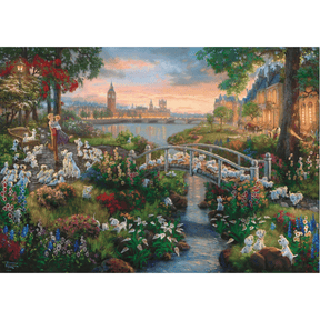 Thomas Kinkade: 101 Dalmatians - Thirsty Meeples