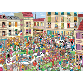 Passion for Fashion Jan van Haasteren jigsaw puzzle artwork