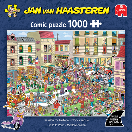 Passion for Fashion Jan van Haasteren jigsaw puzzle box front