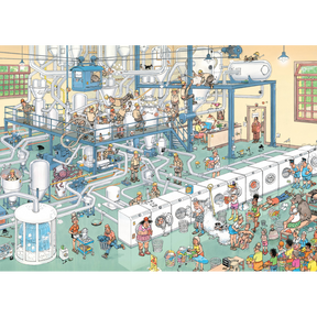 Suds Everywhere Jan van Haasteren jigsaw puzzle artwork