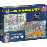 Suds Everywhere & A Splash of Colour Jan van Haasteren 2x1000 jigsaw puzzle box