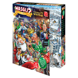 Wasgij Advent Calendar Christmas TV Special box open showing numbered doors