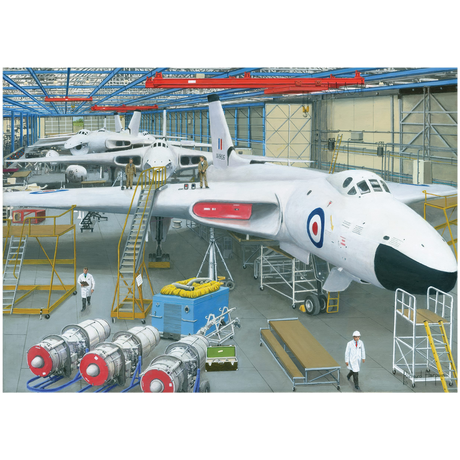 Building the Vulcan jigsaw puzzle artwork