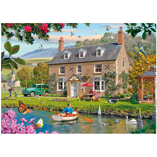 Moments by the Water jigsaw puzzle artwork