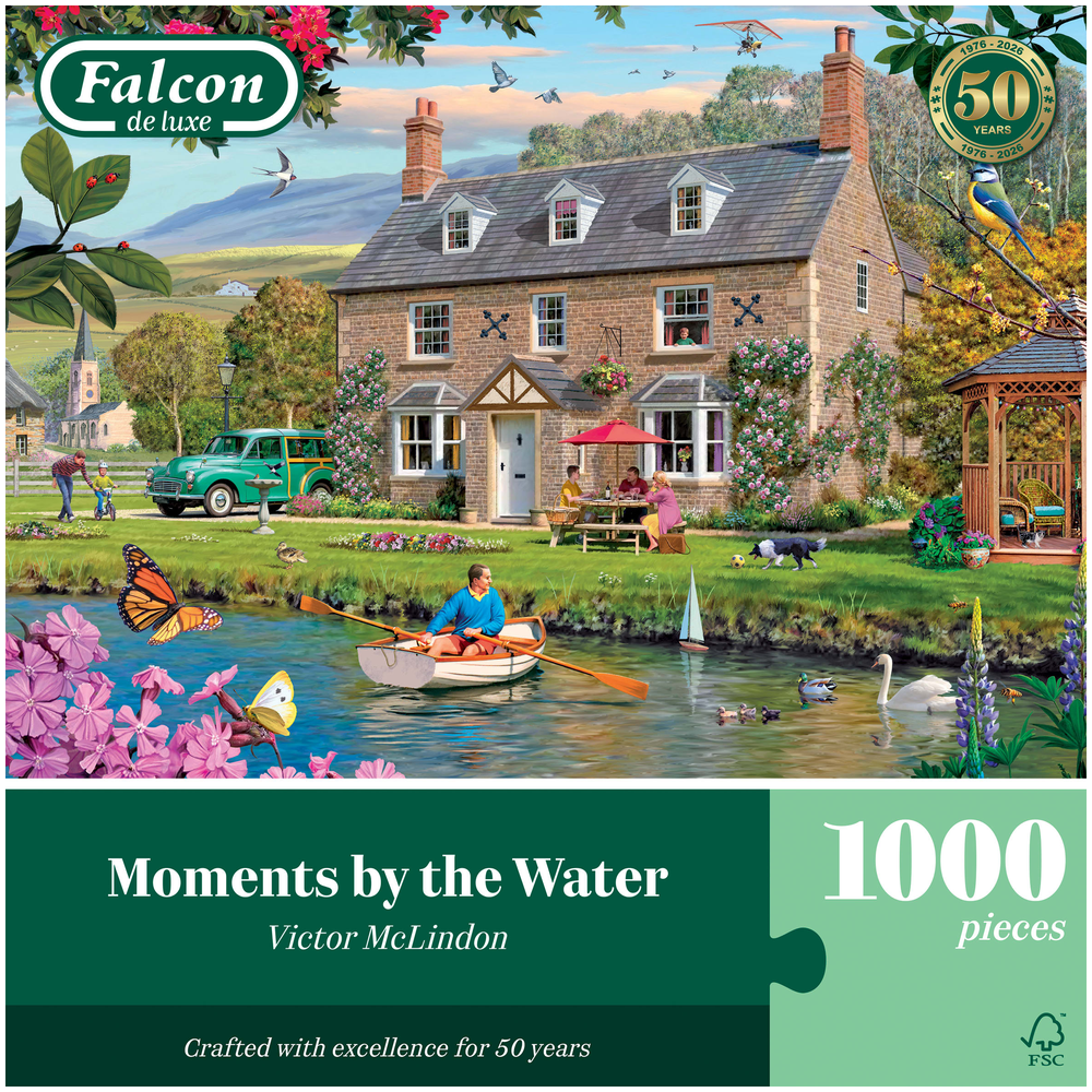 Moments by the Water jigsaw puzzle box front